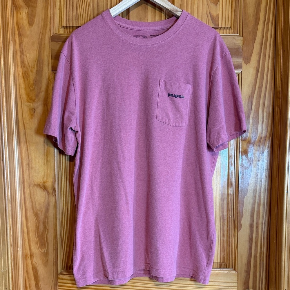 Patagonia Men's Short Sleeve Tee in Rose
